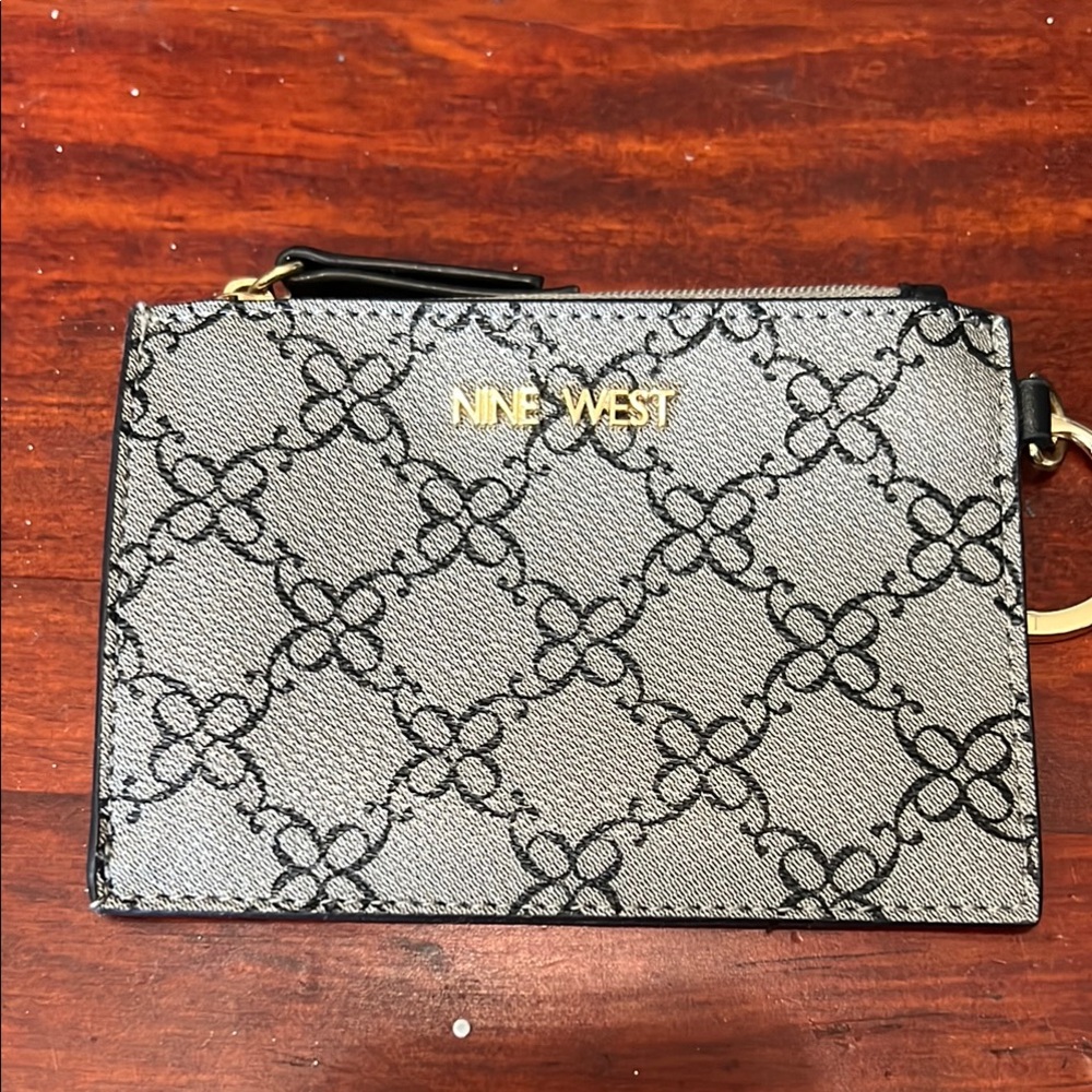 Nine West Elegant Black and Gray Clutch